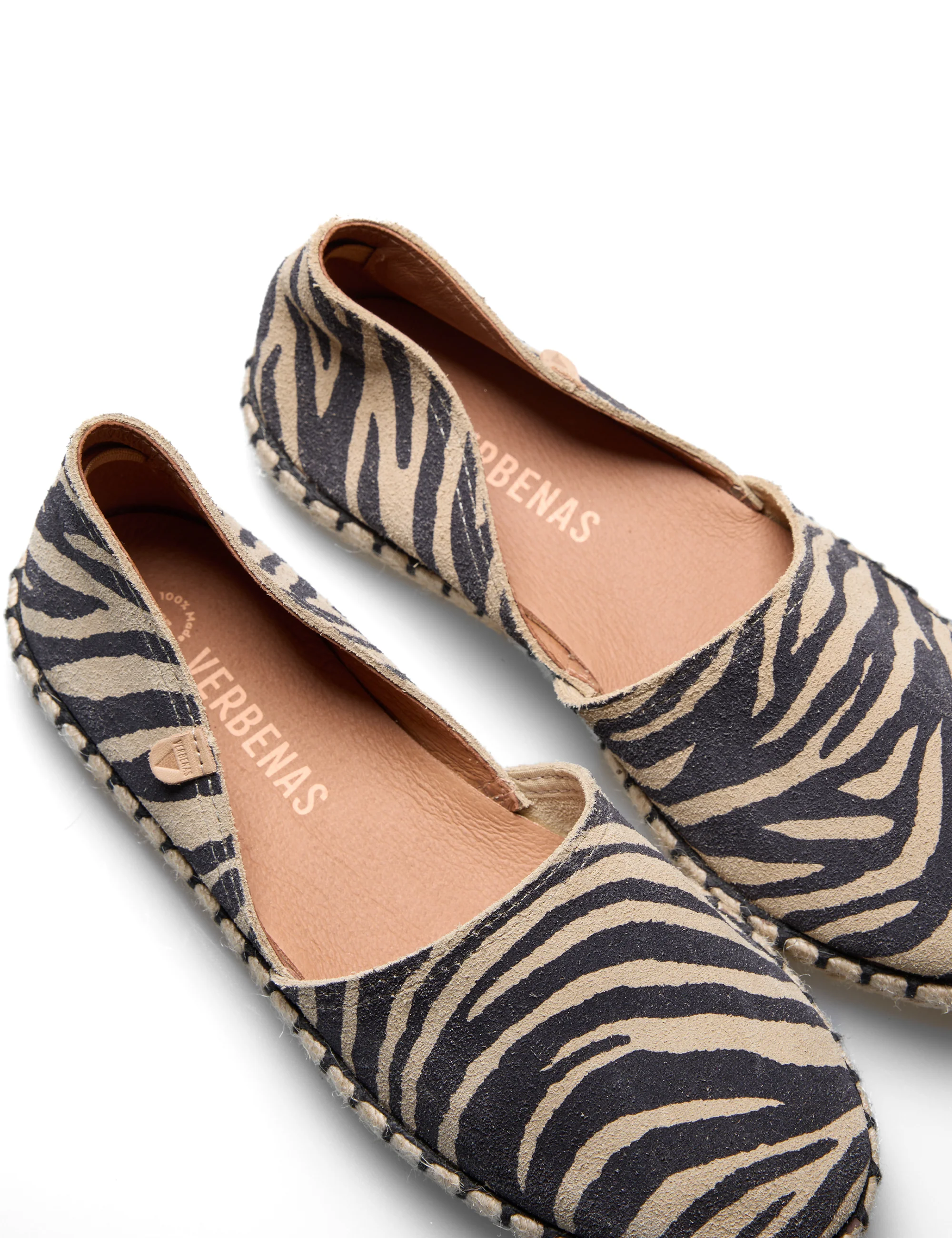 Alpargatas Planas Carmen Zebra Camel - Image 4