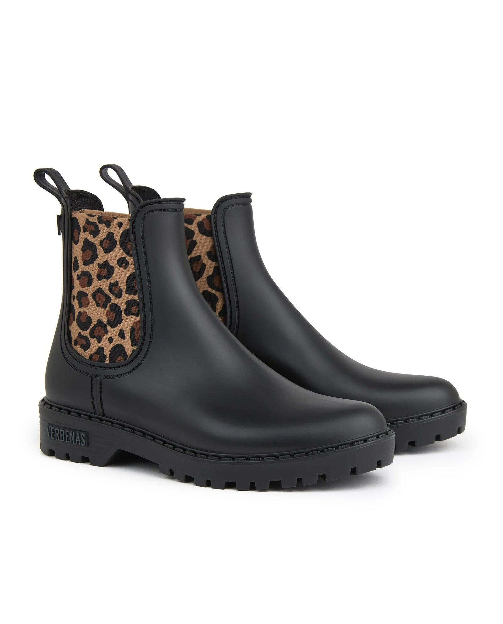 Botas Agua Gaudi Mate Animal Negro-Leopardo - Image 3