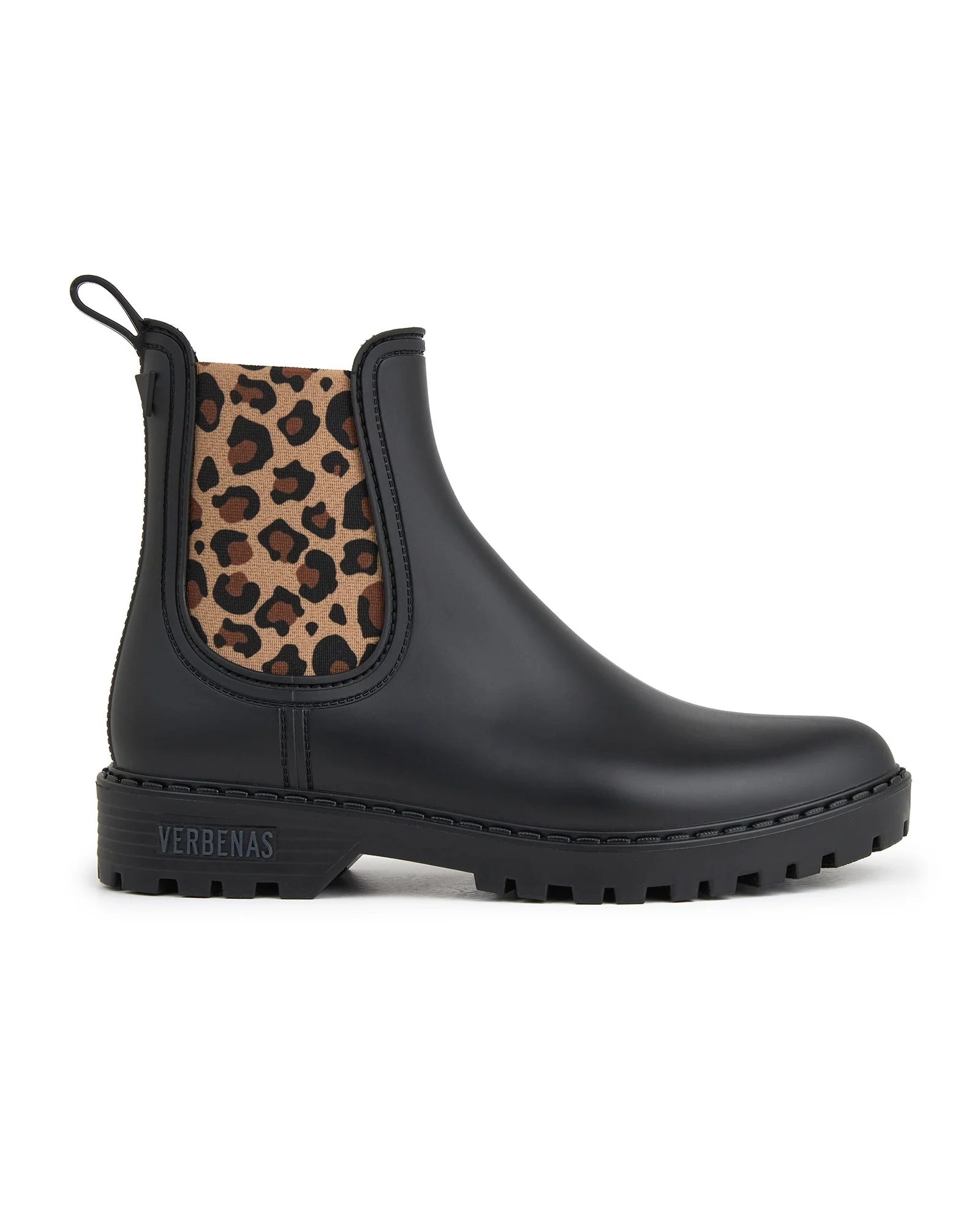 Botas Agua Gaudi Mate Animal Negro-Leopardo - Image 4