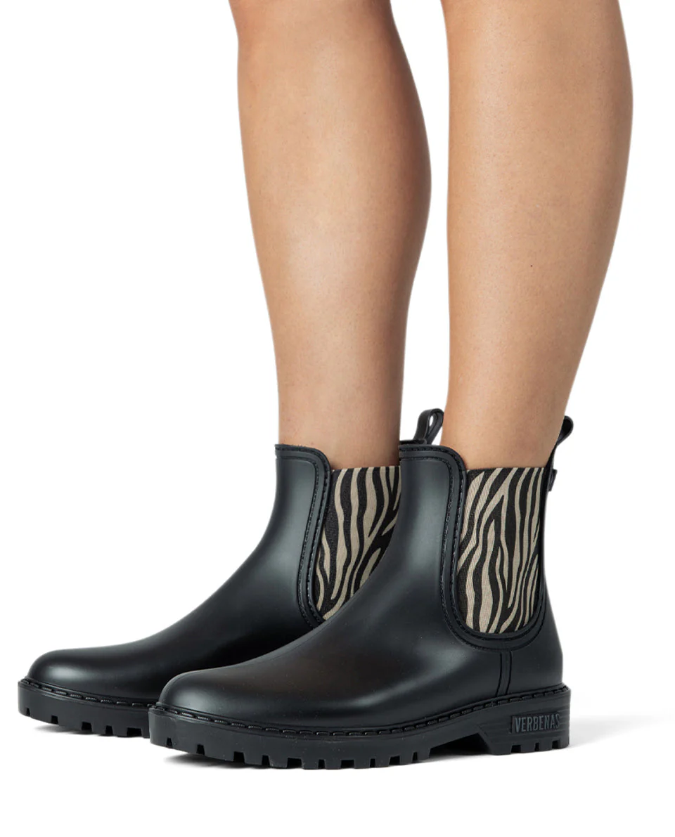 Botas Agua Gaudi Mate Animal Negro-Tigre - Image 5