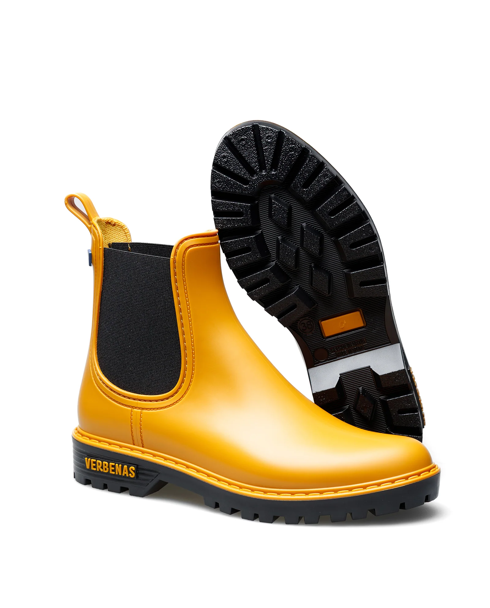 Botas Agua Gaudi Mate Ocre-Negro - Image 3