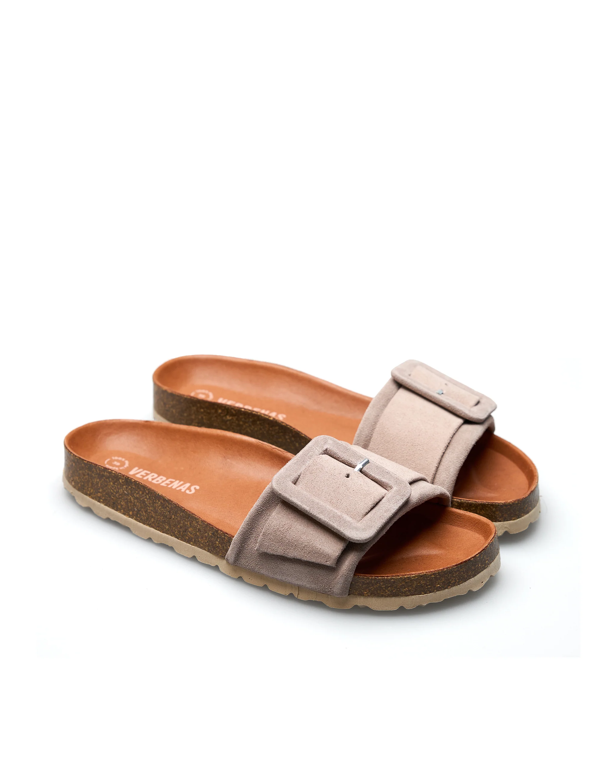 Sandalias Reiko Velour Piedra - Image 3