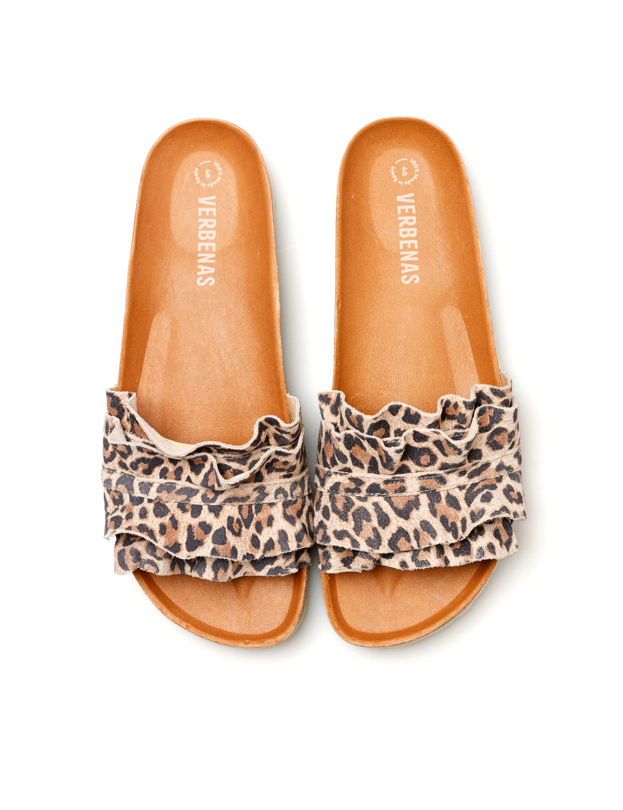 Sandalias Rocio Serraje Volante Leopardo Grande - Image 3