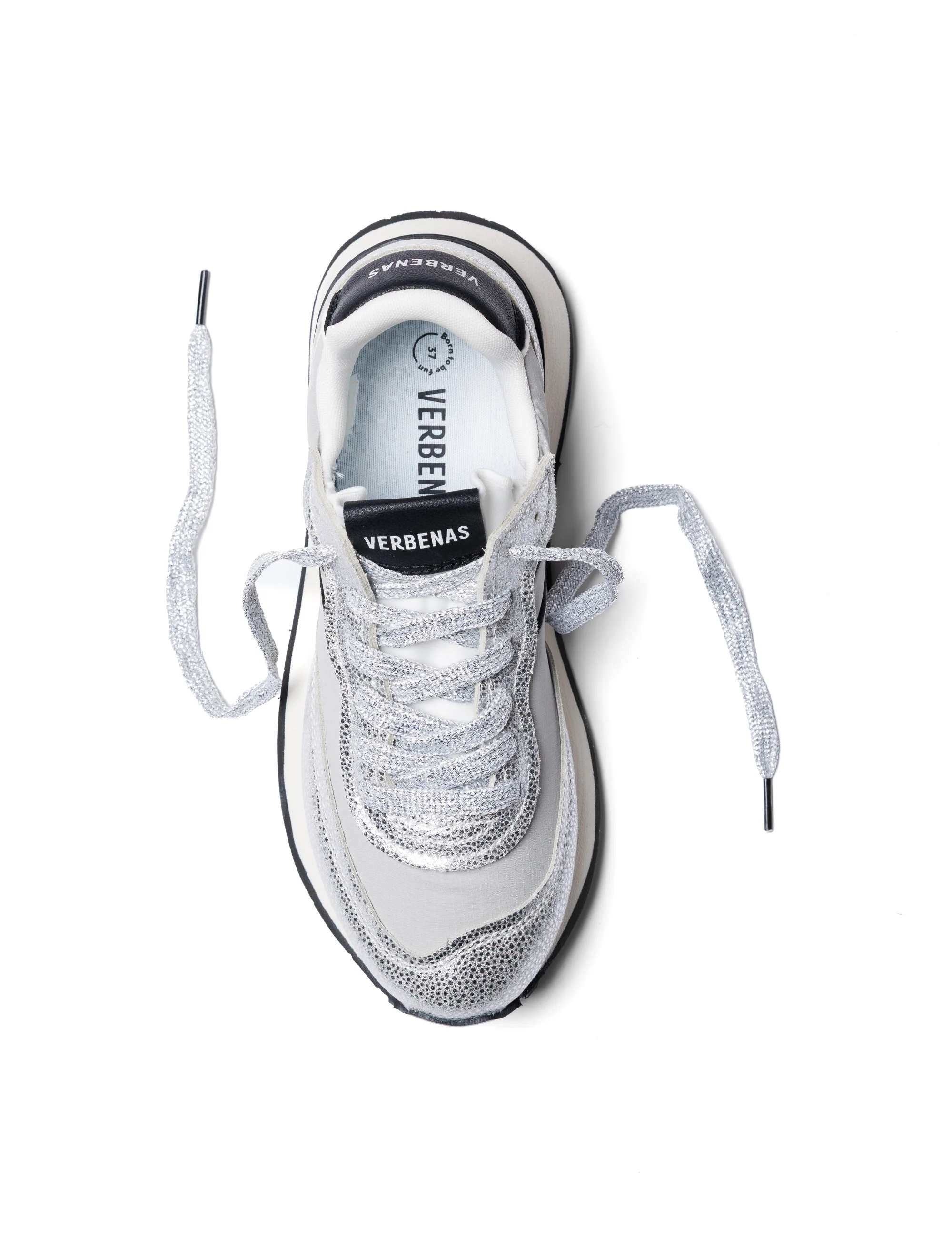 Sneakers Clodette Brile Plata - Image 5