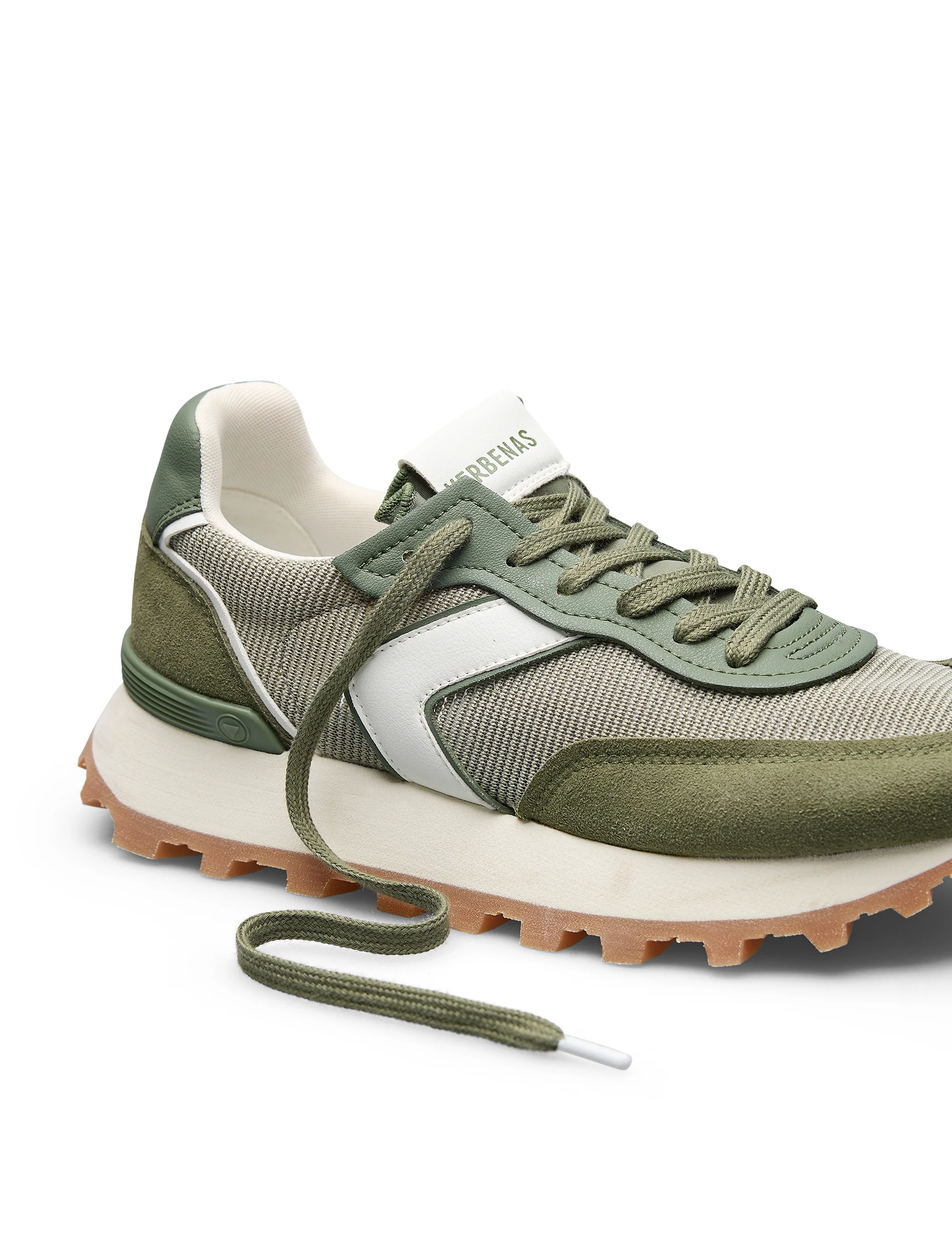 Sneakers Clodette Dinan Kaki-Blanco - Image 3
