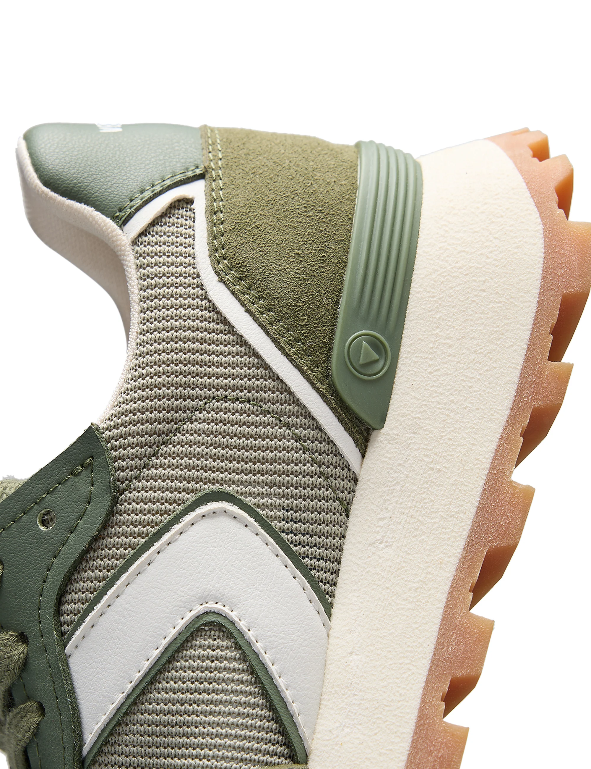 Sneakers Clodette Dinan Kaki-Blanco - Image 4