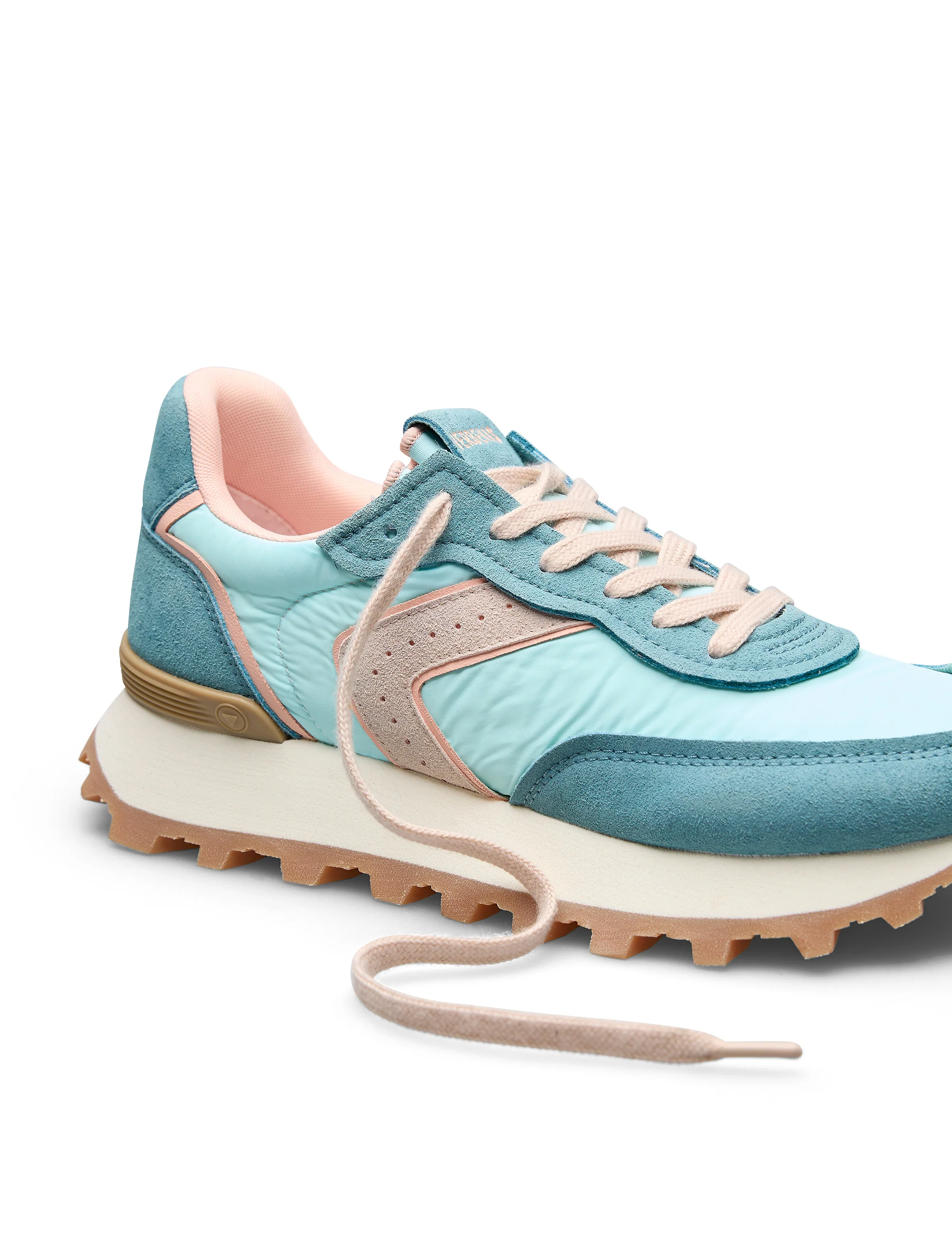 Sneakers Clodette Tessali Aqua-Blush - Image 3