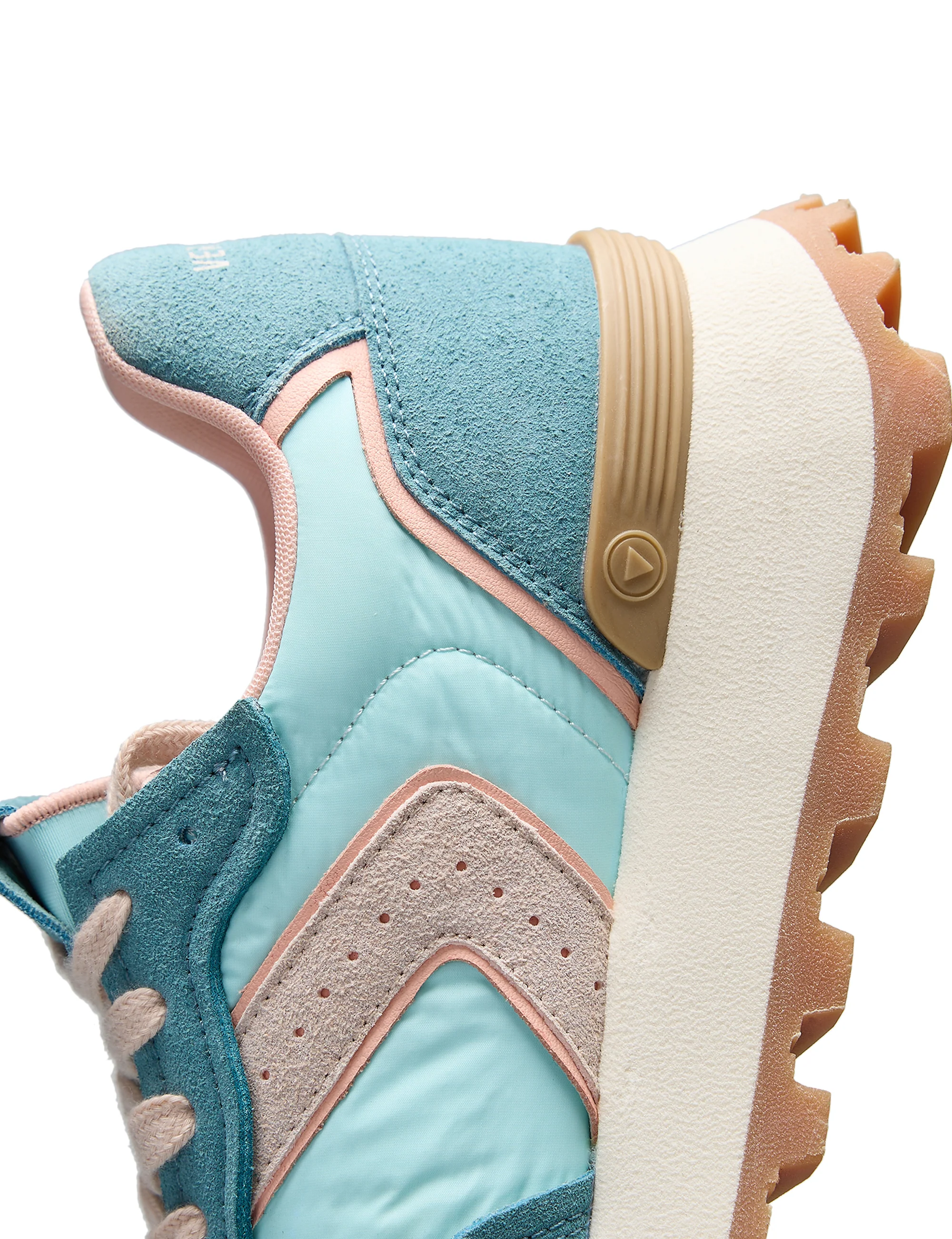 Sneakers Clodette Tessali Aqua-Blush - Image 4