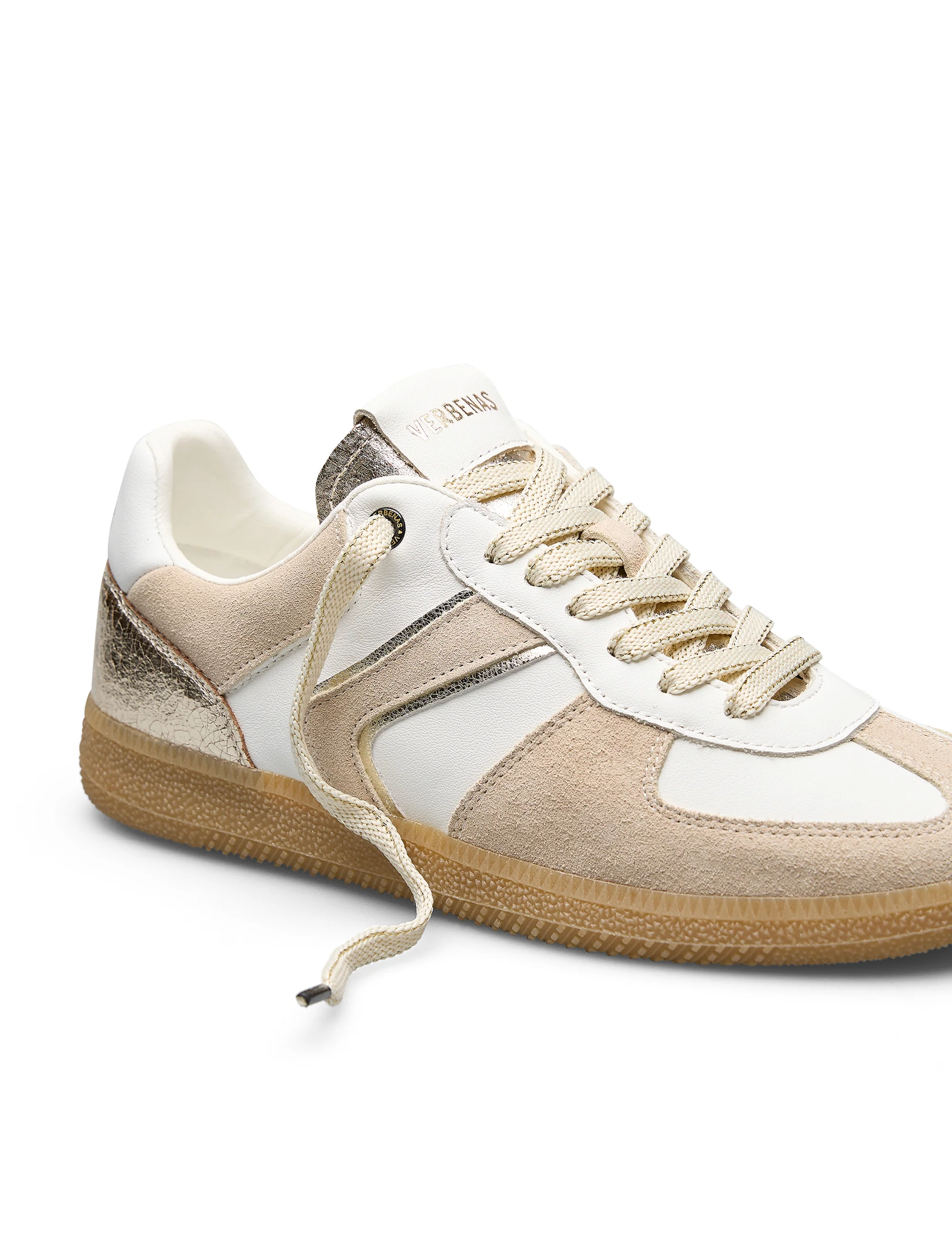 Sneakers Sora Sibela Blanco-Crudo-Oro - Image 3