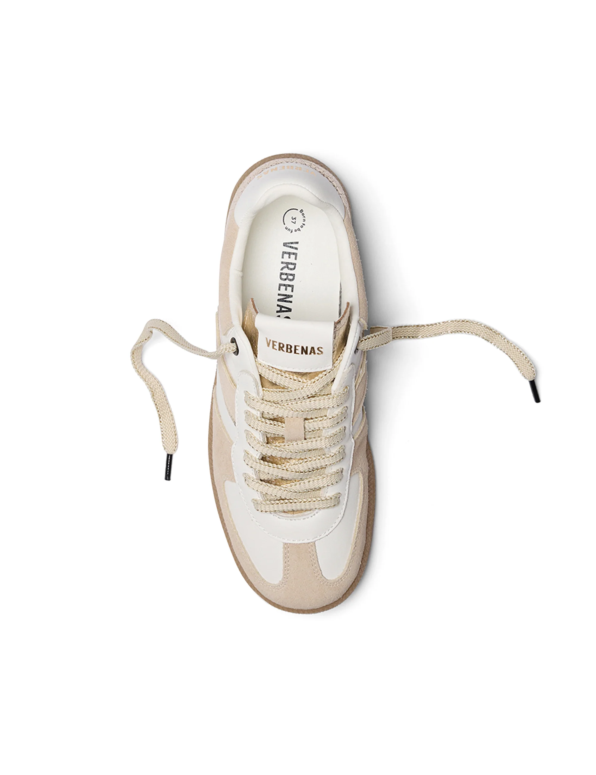 Sneakers Sora Sibela Blanco-Crudo-Oro - Image 5