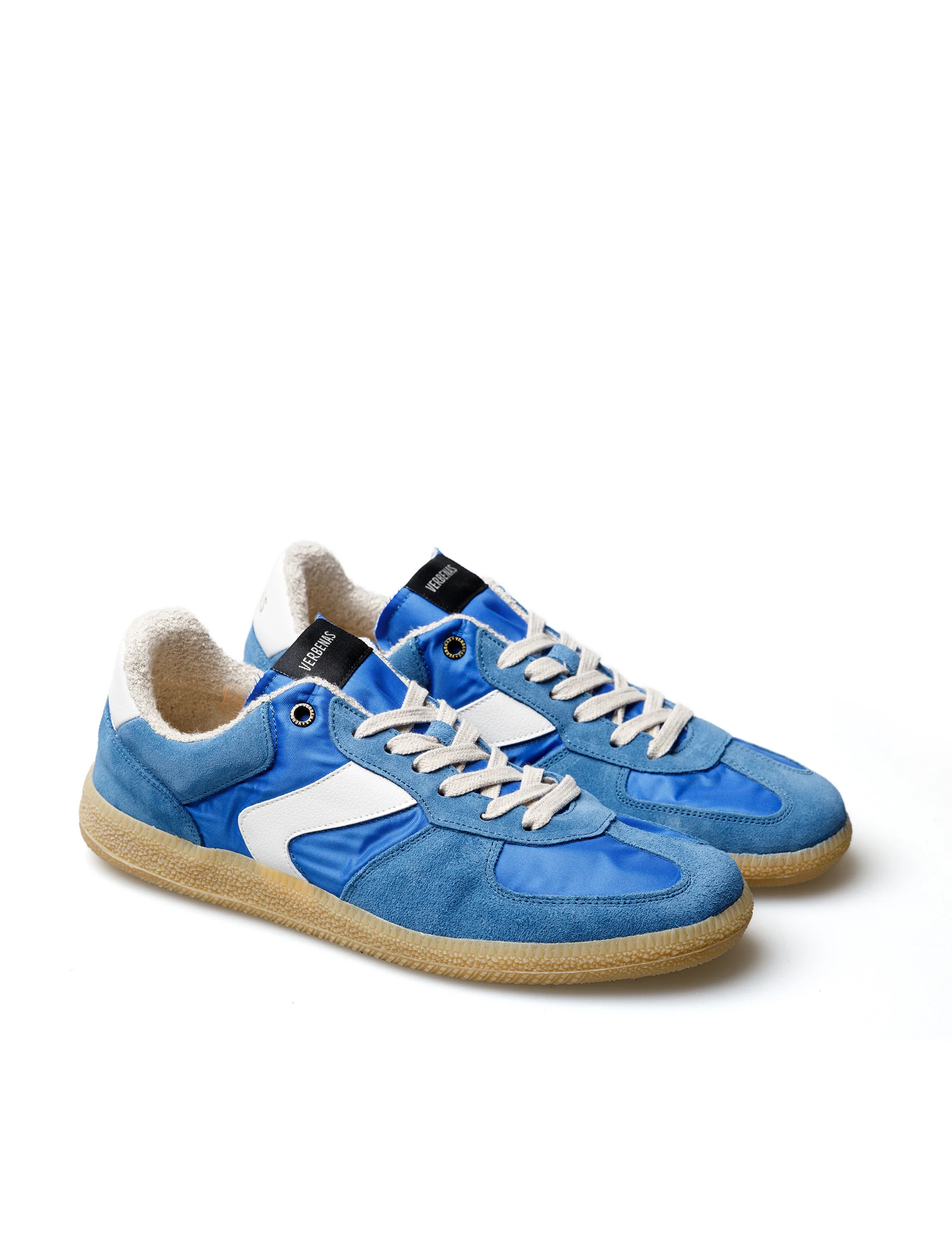Sneakers Soro Nylon/Serraje Blue/Egeo - Image 3