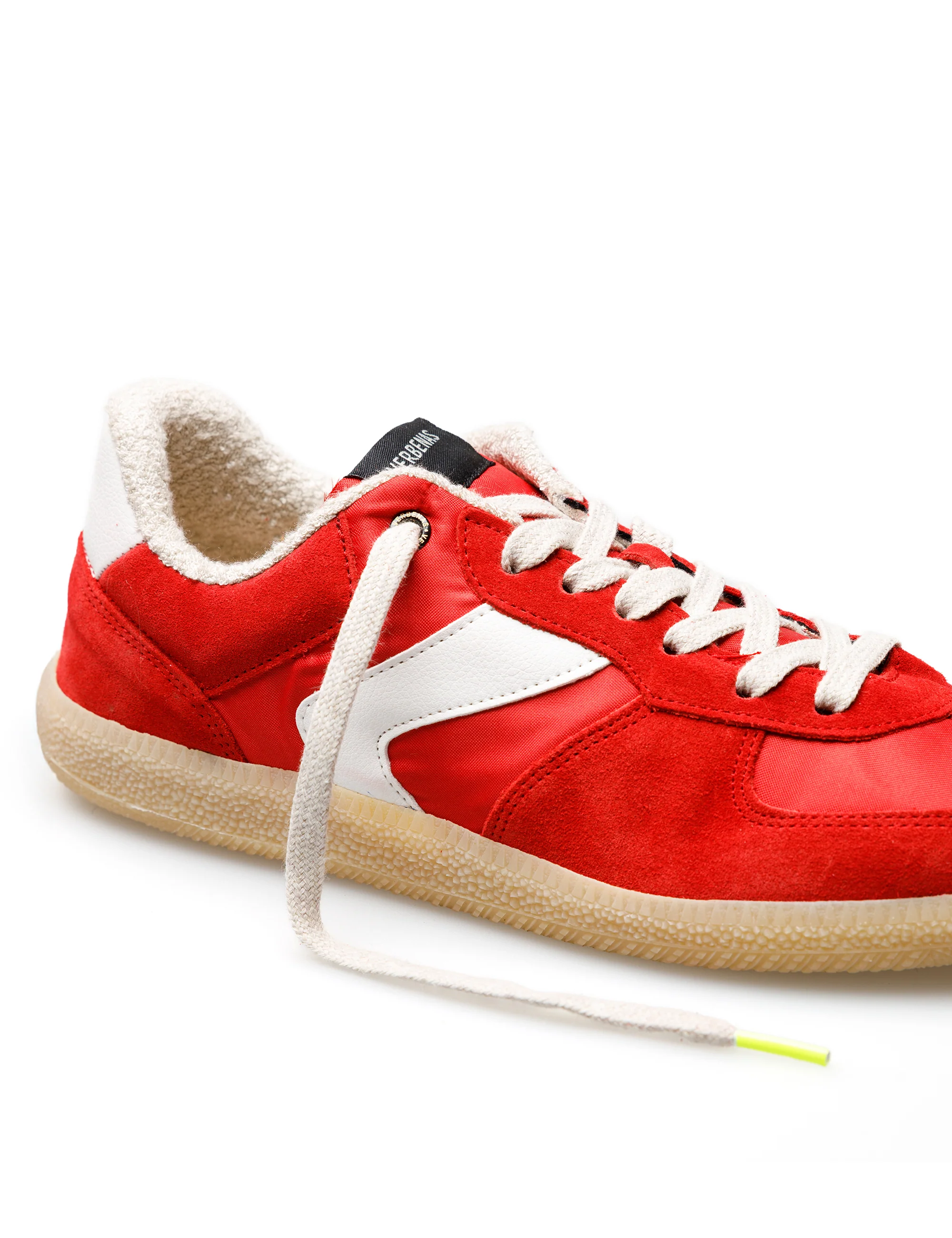 Sneakers Soro Nylon/Serraje Rojo/Rojo - Image 4