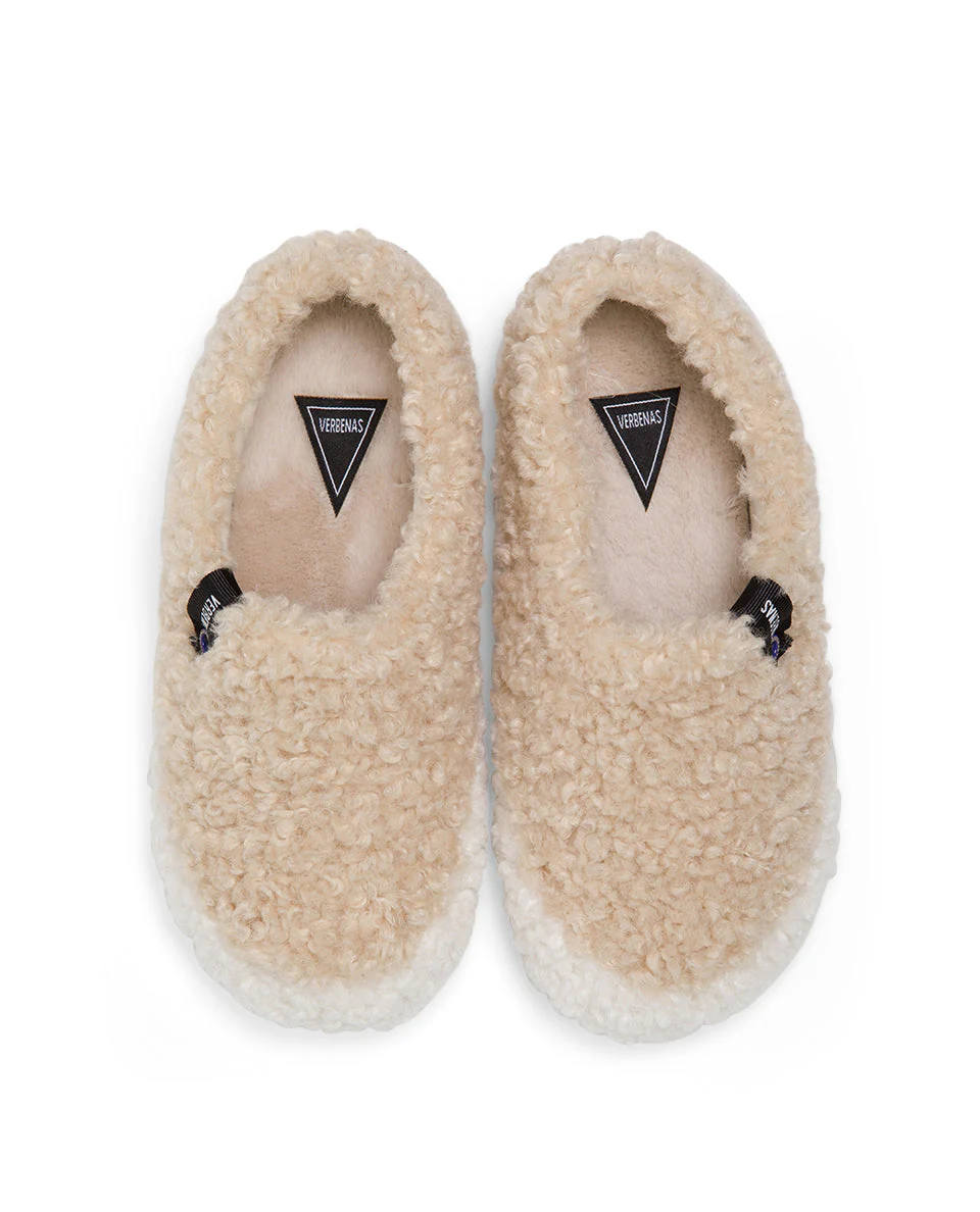 Zapatillas Casa Yecla Curly Beig/Crudo - Image 4